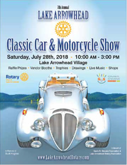 Lake Arrowhed Car Show 7-28-18